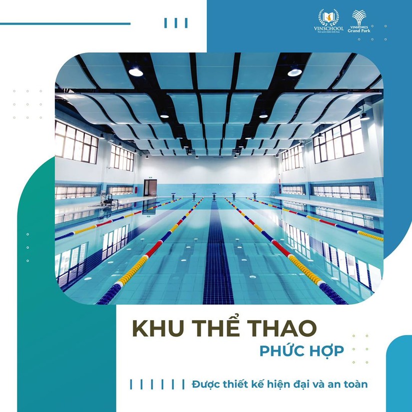 Khu thể thao phức hợp tại Vinschool cơ sở 2 tại Vinhomes Grand Park