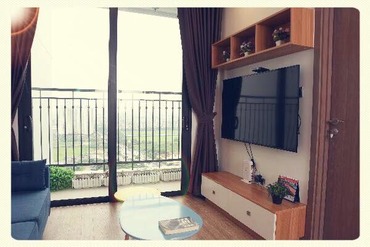 Cho thuê căn hộ chung cư cao cấp Vinhomes Green Bay Mễ Trì 2 phòng ngủ (2pn), vào ở ngay, đã có đủ nội thất cơ bản