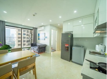 Cần cho thuê căn hộ chung cư Vinhomes D'Capitale Trần Duy Hưng 2 phòng ngủ (2pn) căn góc đẹp , nội thất đầy đủ