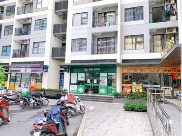 Cho thuê shop S702.01S09 Vinhomes Grand Park, Q9, TpHCM mặt sảnh đẹp