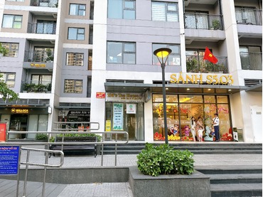 Cho thuê shophouse S5.0301.S01 Vinhomes Grand Park, Q9 cũ, TpHCM mặt sảnh đẹp