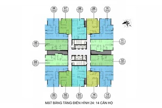 Chung cư Goldseason - Mặt bằng tòa SUMMER 2